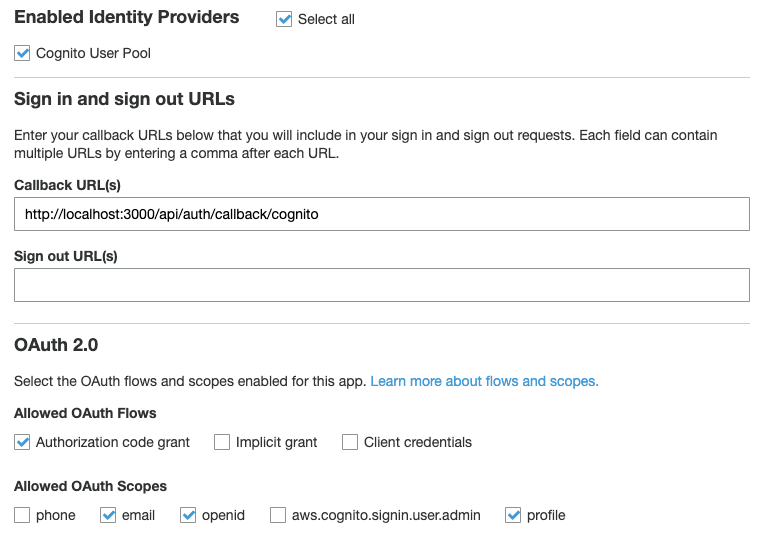 add app client screen grab